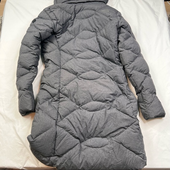 The North Face Dark Fray Puffer Hooded Long Parka Jacket Small Size L050822 - Picture 3 of 8